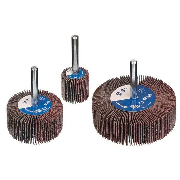 Flap Wheel 1-1/2 X 1 X 1/4 Aluminum Oxide 60G, A-Prime Long Life, Weldcote, Mfr#: 10959